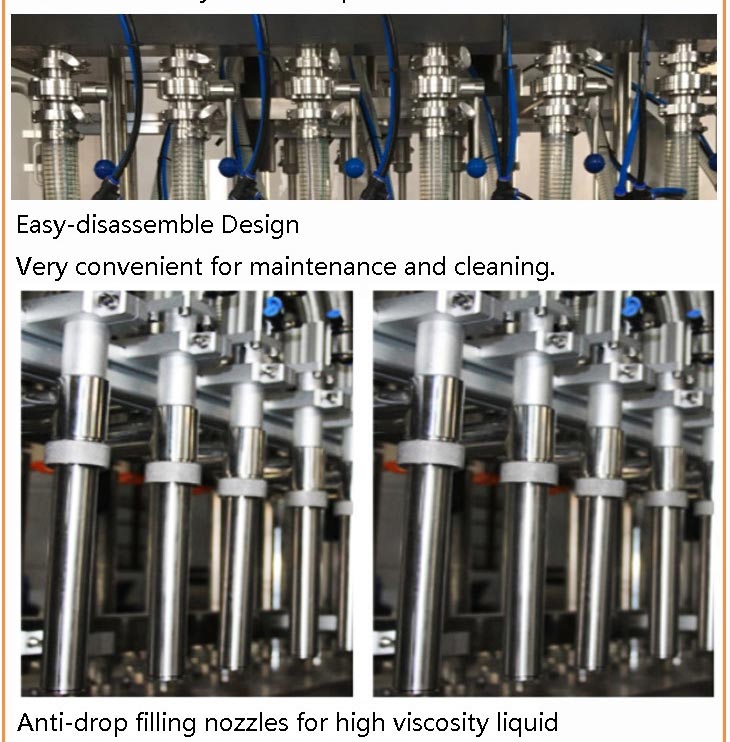 Billig fyllningsburk honungflaskmaskin