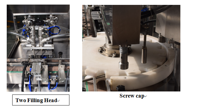 KPGX-1 sirapflaskevätskepåfyllnings- och tappmaskin för droger